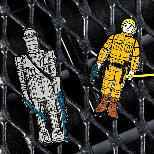 Pin's Star Wars Set 1.14 – IG-88 and Luke Skywalker (Bespin Fatigues)