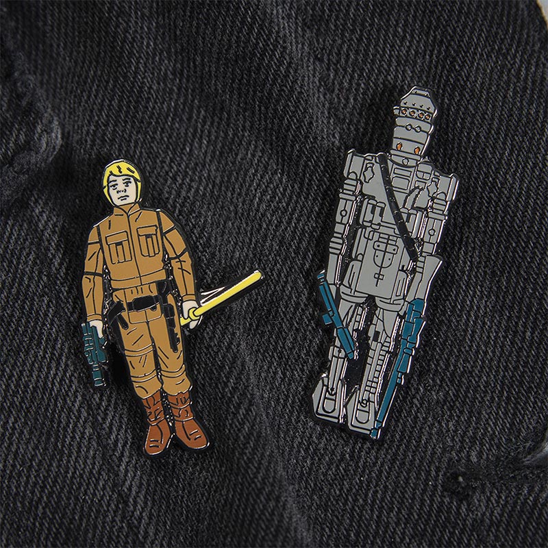Pin's Star Wars Set 1.14 – IG-88 and Luke Skywalker (Bespin Fatigues)