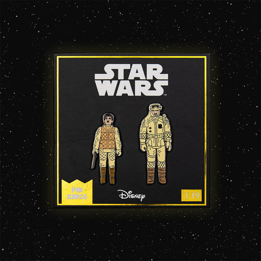 Pin's Star Wars Set 1.19 – Leia (Hoth Outfit) and Rebel Commander