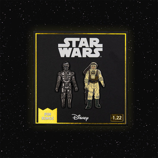 Pin's Star Wars Set 1.22 – C-3PO and Luke Skywalker (Hoth Battle Gear)