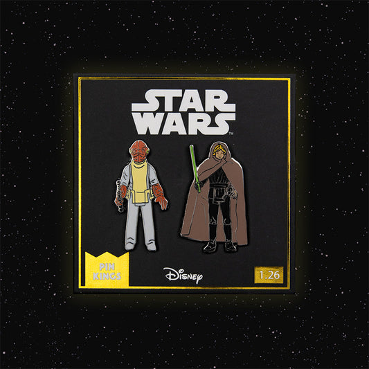 Pin's Star Wars Set 1.26 – Admiral Ackbar and Luke Skywalker (Jedi Knight Outfit)