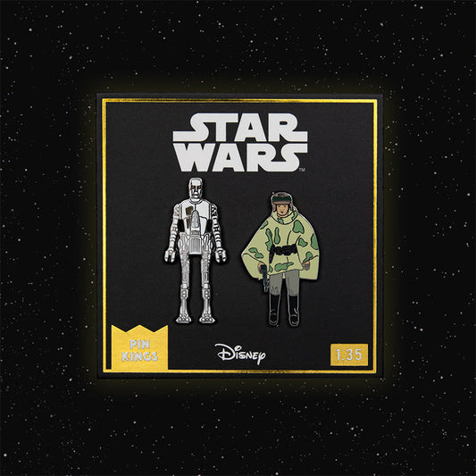 Pin's Star Wars Set 1.35 – 8D8 and Princess Leia Organa (in Combat Poncho)