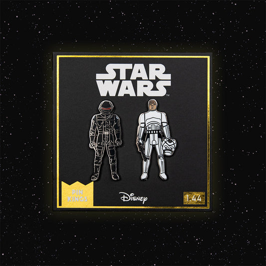 Pin's Star Wars Set 1.44 – Imperial Gunner and Luke Skywalker (Imperial Stormtrooper Outfit)