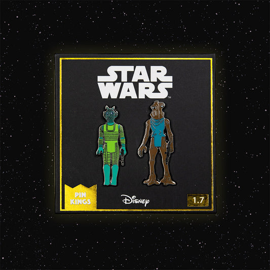 Pin Kings Official Star Wars Enamel Pin Badge Set 1.7 – Greedo and Hammerhead