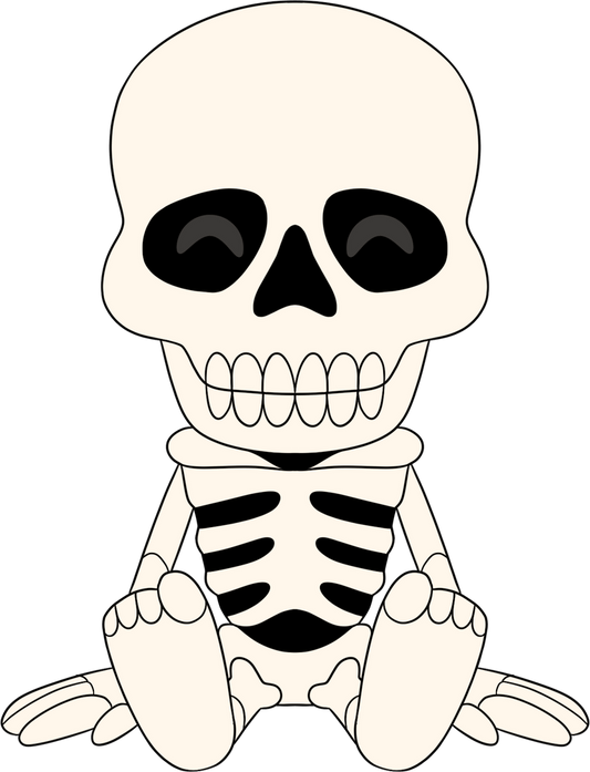 Spooky Scary Skeleton Plush (9in)