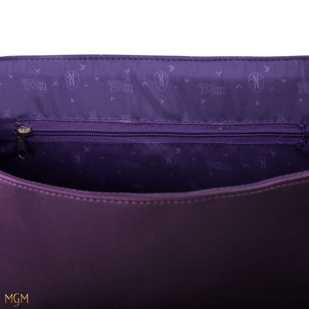 Mochila Wednesday - Nevermore Academy Púrpura