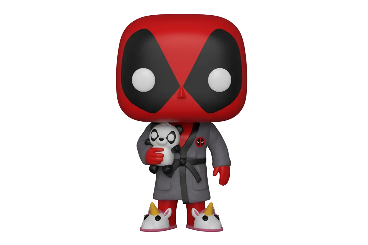 ¡Pop! Deadpool en bata de baño