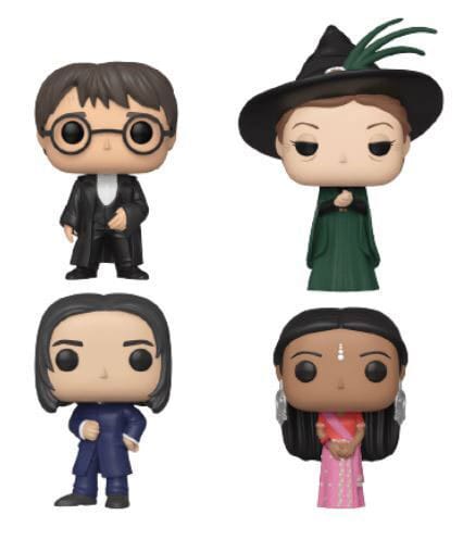 Pacote com 4 itens de Natal de Harry Potter (SE)
