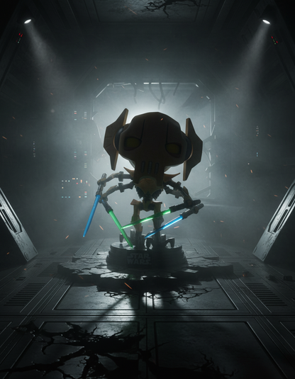 Поп! Генерал Гриевус гэрлийн сэлэмтэй