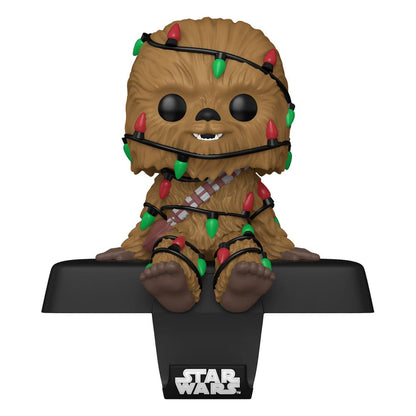 Appendiabiti Pop! Chewbacca con ghirlande natalizie 
