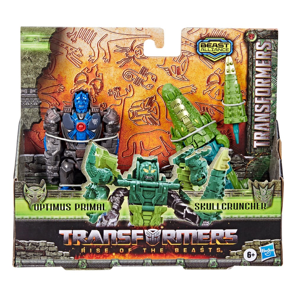 Transformers Beast Alliance Combiner Optimus Primal e Skullcruncher