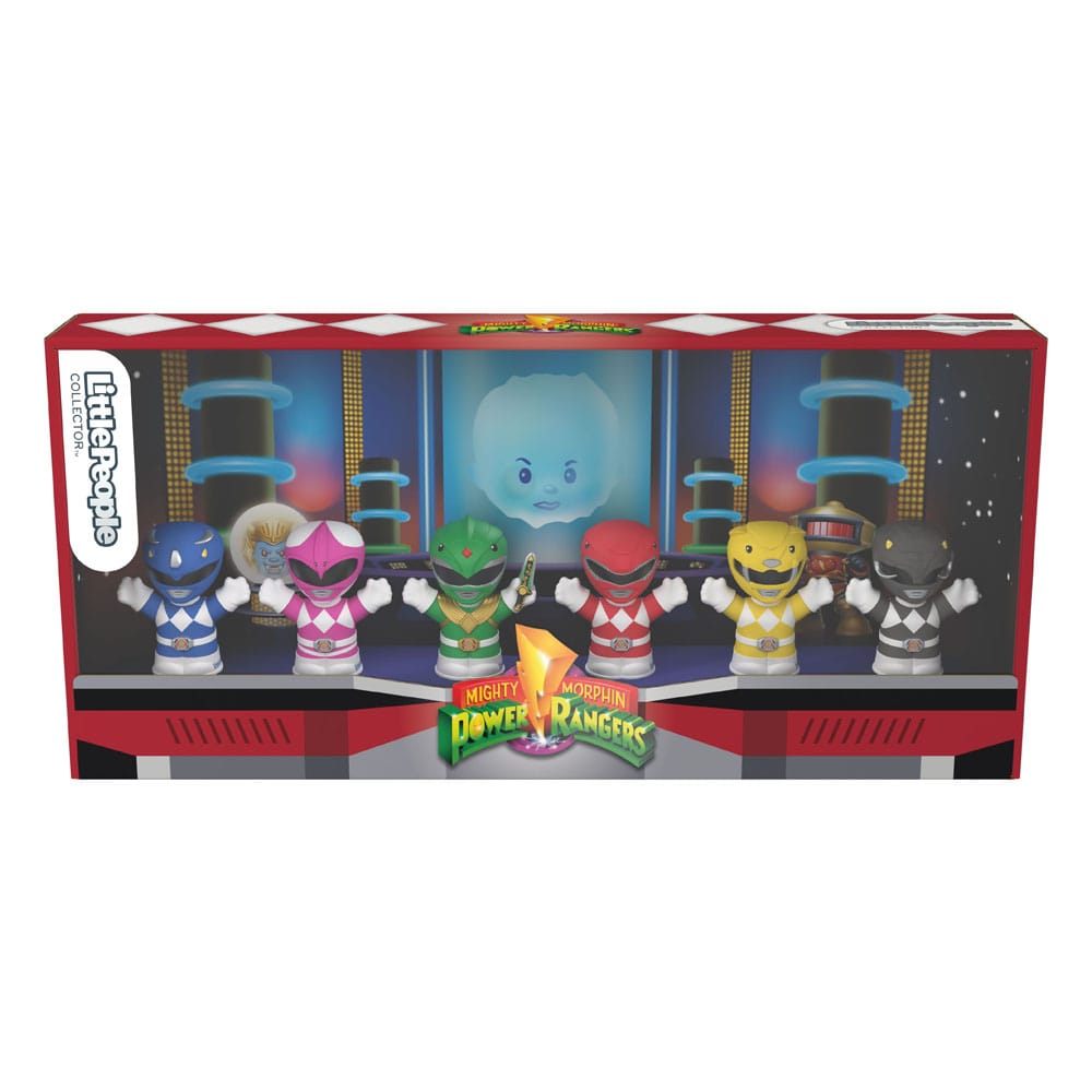 little people collector mighty morphin power rangers 6 pack fisher price