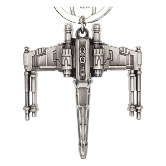 X-Wing metal keychain