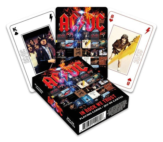 Jeu de cartes AC/DC - In Rock We Trust - vue 1