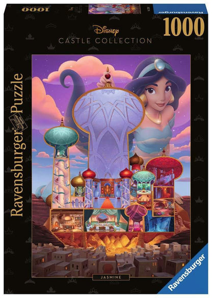 puzzle disney castle collection jasmine aladdin ravensburger