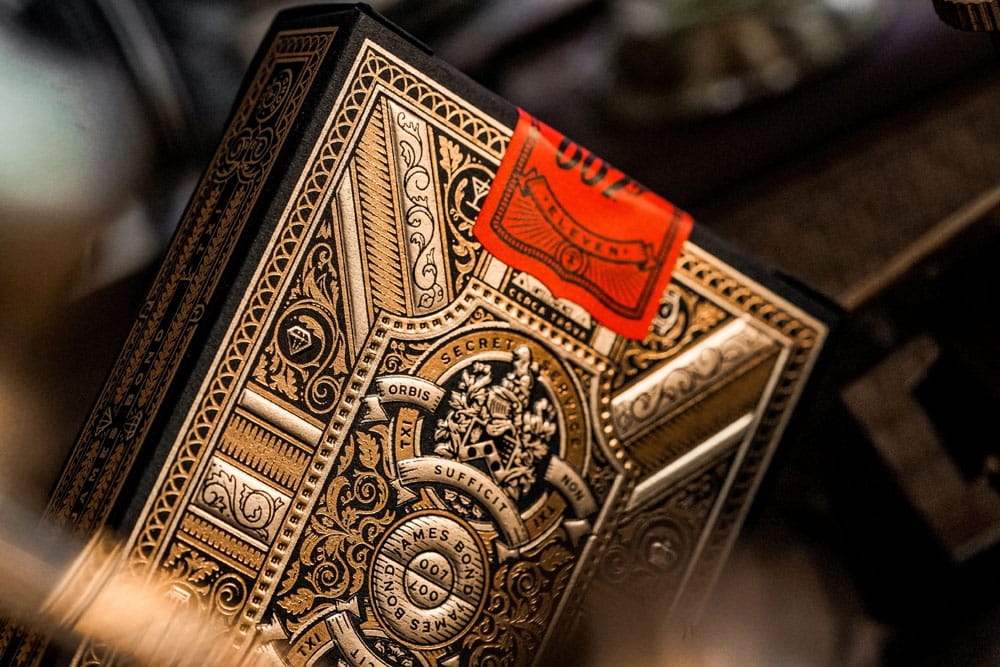 james bond 007 playing cards theory11