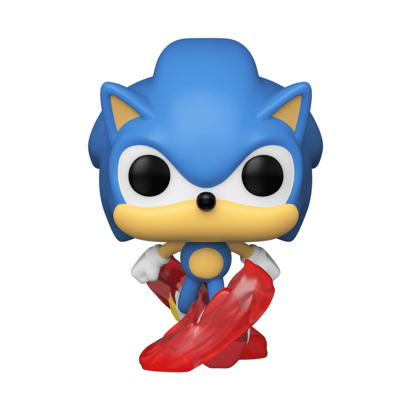 Classic Sonic SONIC 30TH POP N° 632 Running Sonic the Hedgehog POP! Games Vinyl figurine Sonic 30th Running Sonic 9 cm