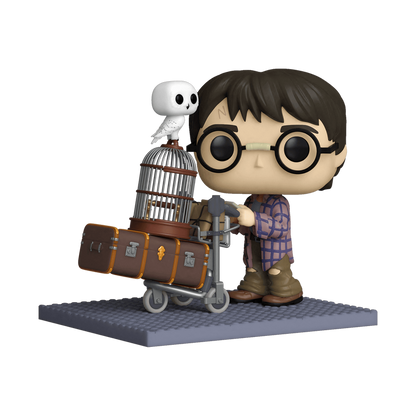 Harry avec Chariot à Bagages Harry Potter Funko HARRY POTTER Anniversary Pop Deluxe N° 135 Harry Pushing Trolley