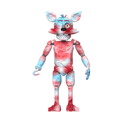 FNAF TieDye Foxy Action Figure Funko TIE-DYE FOXY ACTION FIGURE