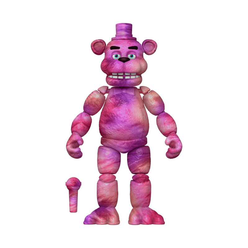 FNAF TieDye Freddy Action Figure TIE-DYE FREDDY ACTION FIGURE