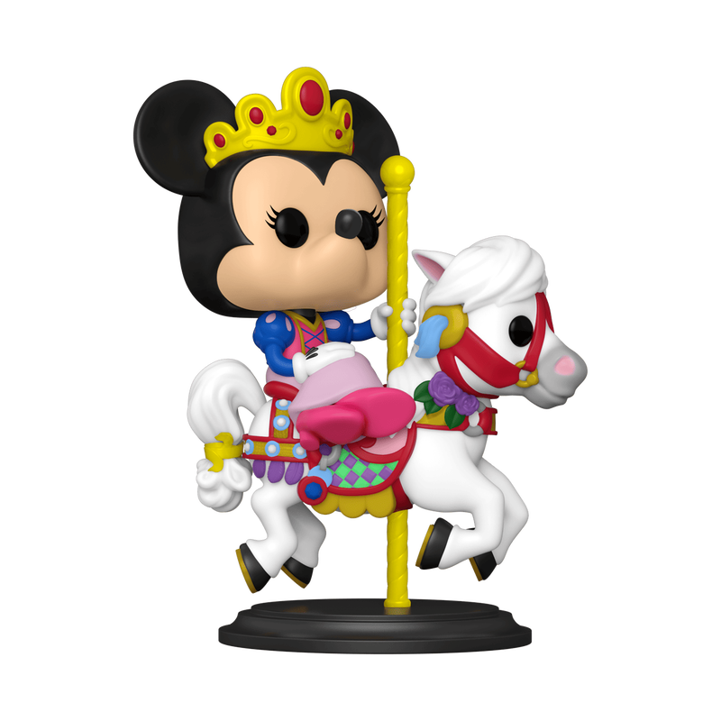 WDW 50TH POP Disney N° 1251 Minnie Carrousel POP! MINNIE MOUSE ON PRINCE CHARMING REGAL CARROUSEL