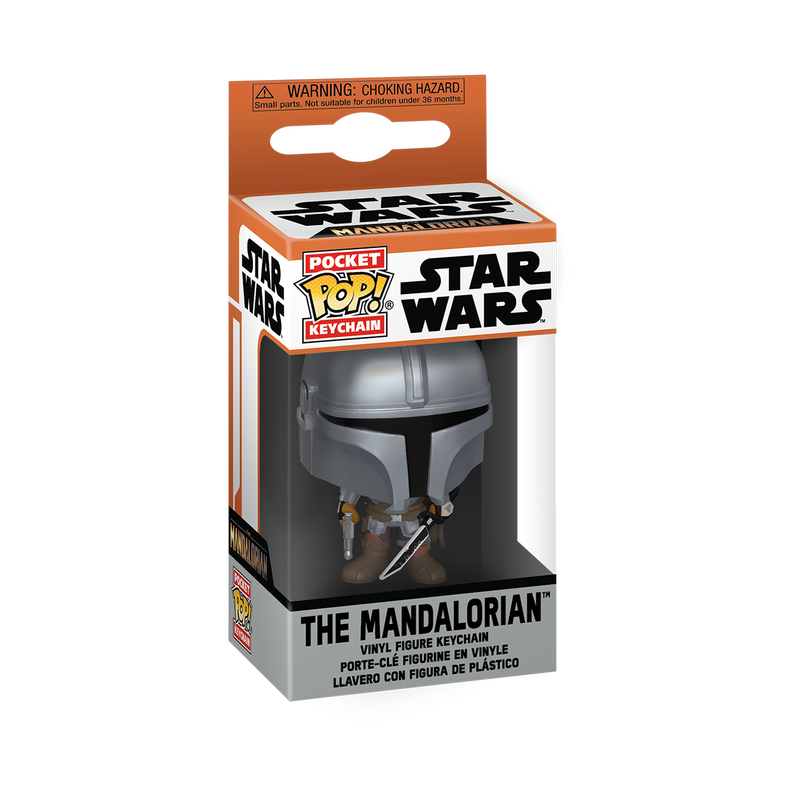 The Mandalorian with Darksaber - Pop! Keychain - PREORDER