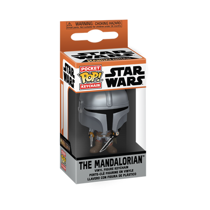 The Mandalorian with Darksaber - Pop! Keychain - PREORDER