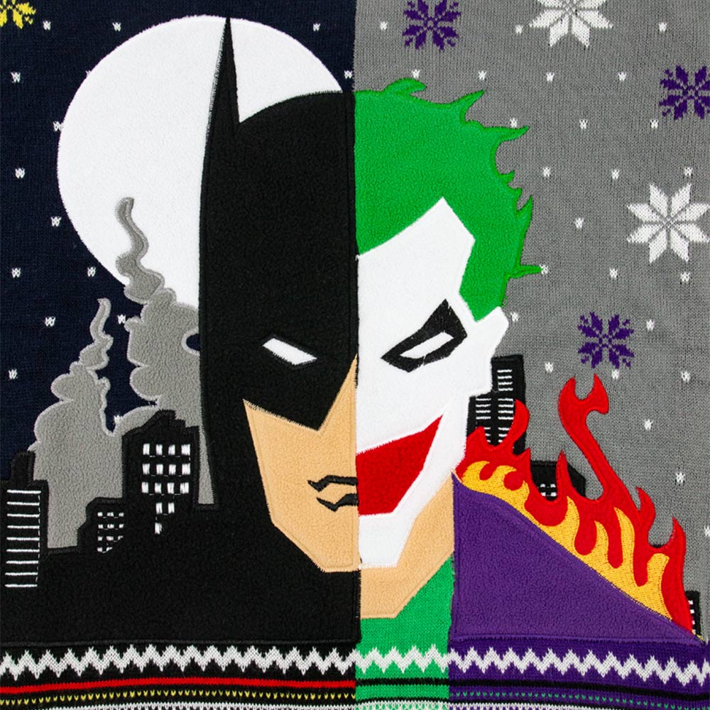 Pull de Noël Batman Vs Joker