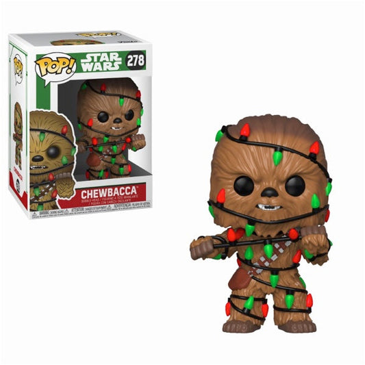 STAR WARS - POP N° 278 - Holiday - Chewie with Lights Funko
