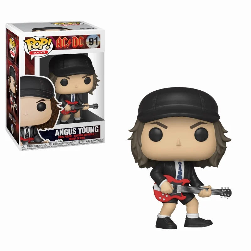 AC/DC Funko POP N° 91 Angus Young | ACDC Angus Young figurine POP! Funko