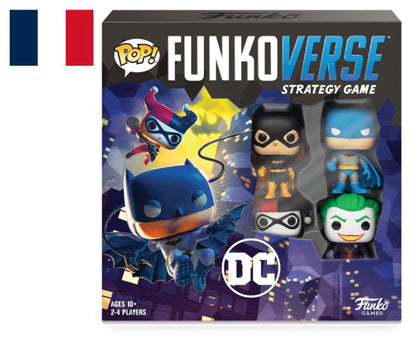 DC COMICS - Funkoverse 100 4-Pack - Jeu de Base FR