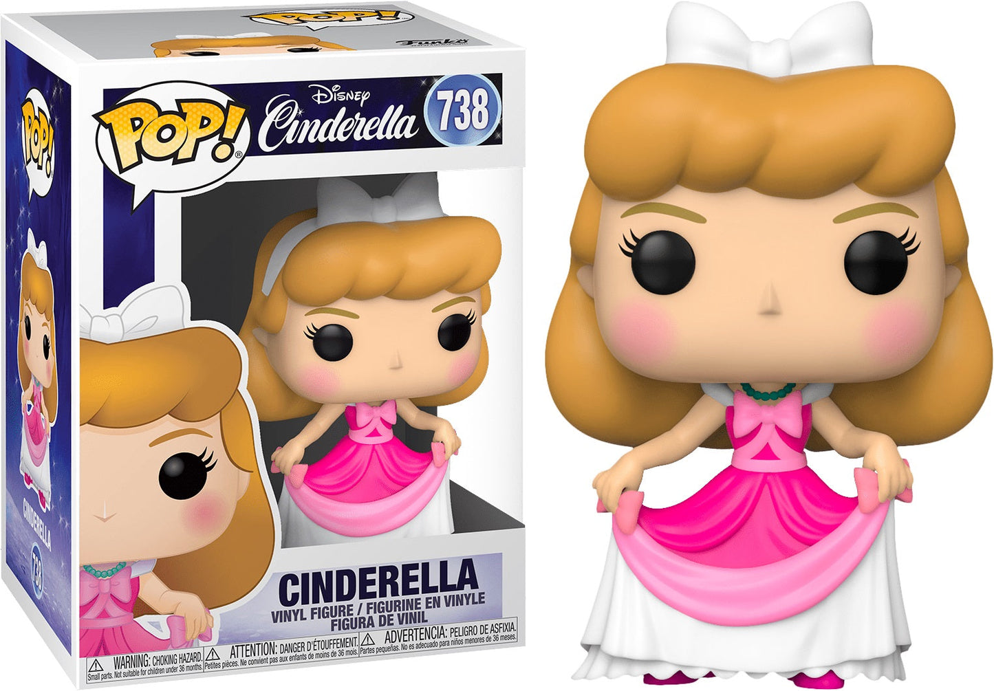 DISNEY - Cendrillon - POP N° 738 - Cendrillon en Robe Rose