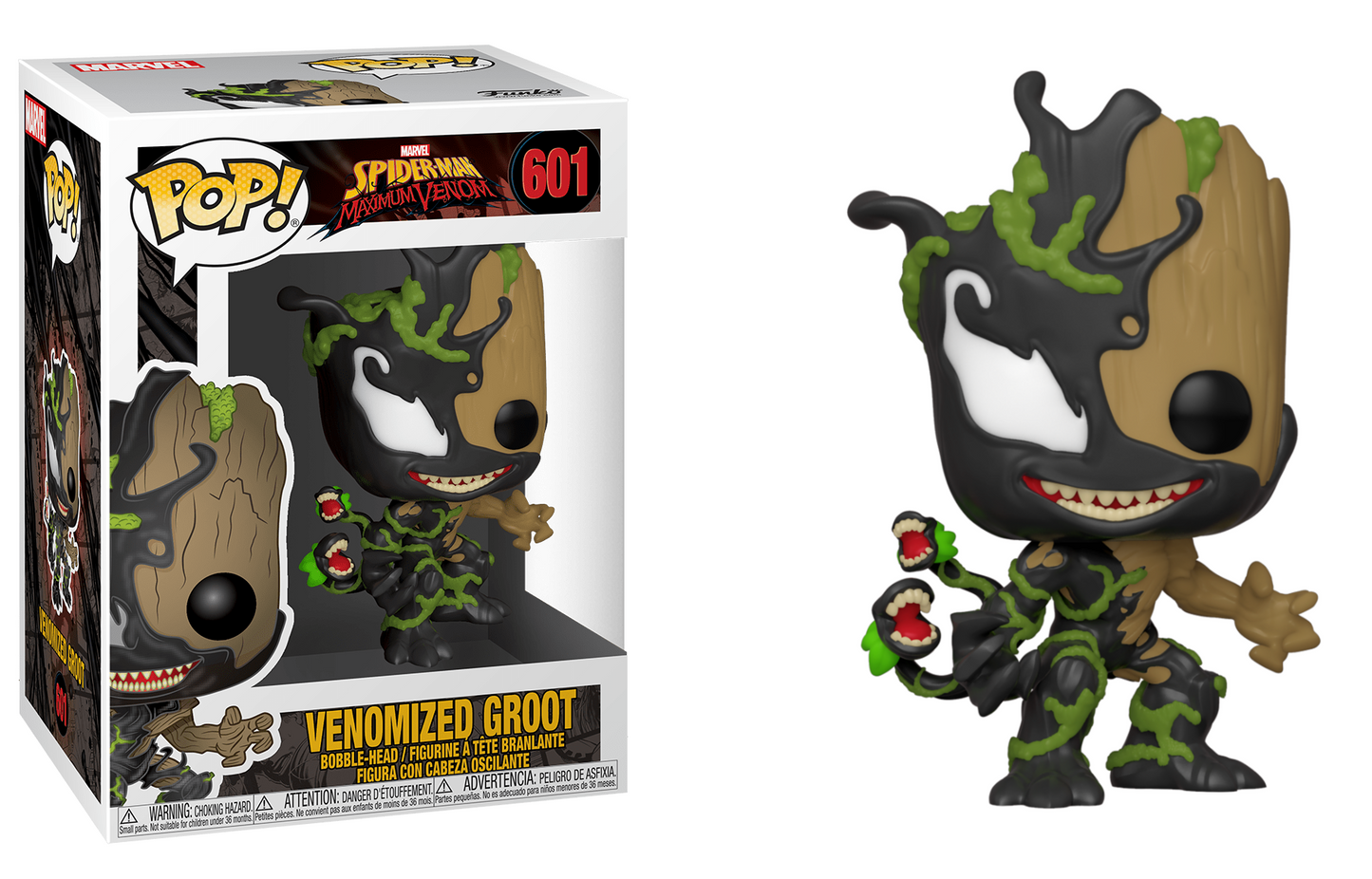 MARVEL MAX VENOM - POP N° 601 - Groot Funko