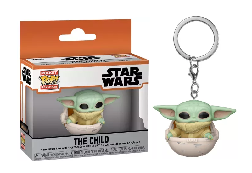 THE MANDALORIAN - Pocket Pop Keychains - The Child in Pod *R