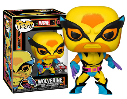 MARVEL Funko POP N° 802 Wolverine BlackLight SPECIAL EDITION X-Men Funko