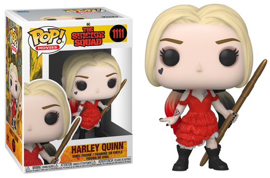 SUICIDE SQUAD Funko POP N° 1111 Harley Quinn (Damaged Dress) | Harley Quinn en Robe Rouge