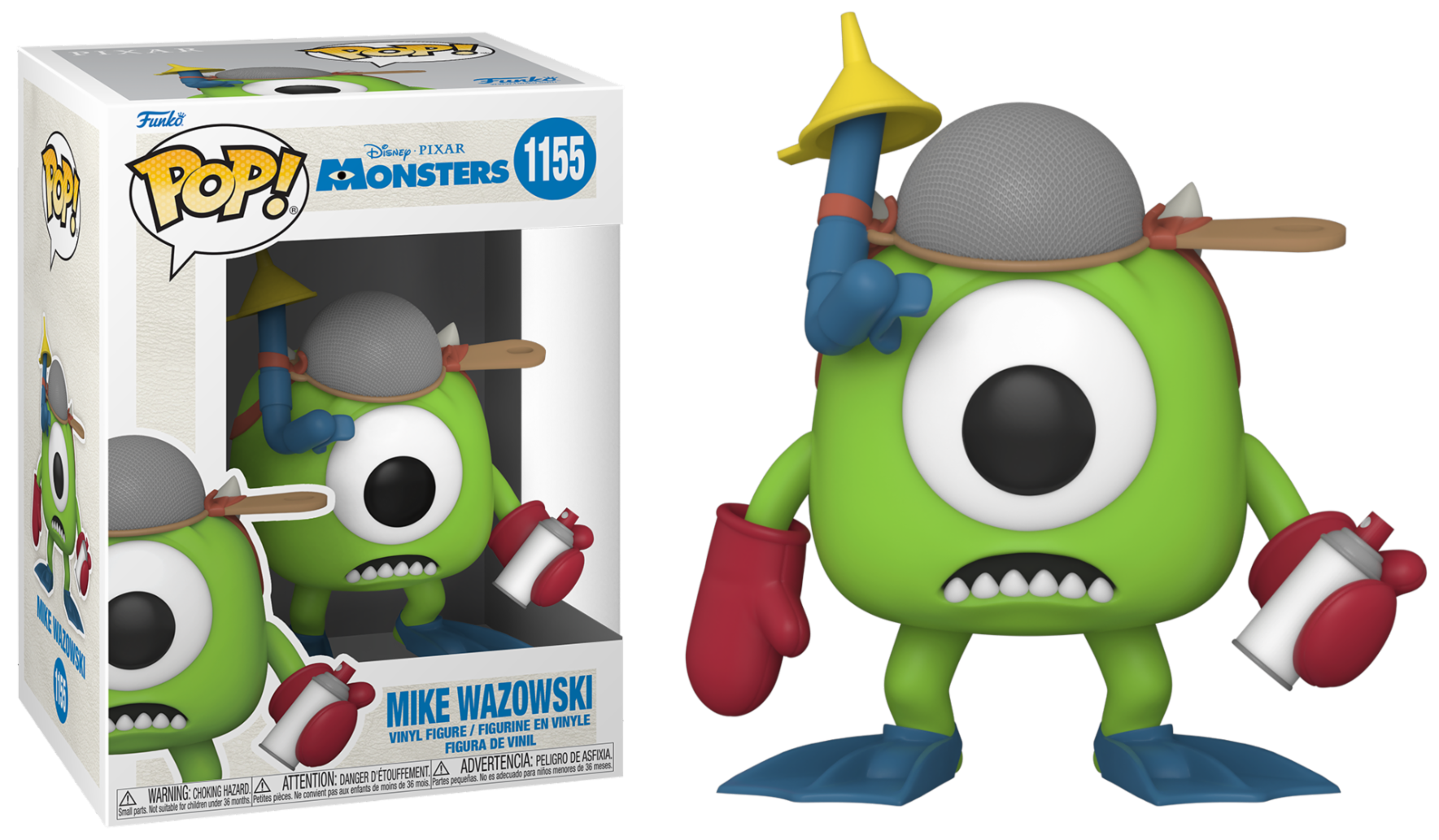 MONSTERS INC 20TH - POP N° 1155 - Mike w/Mitts