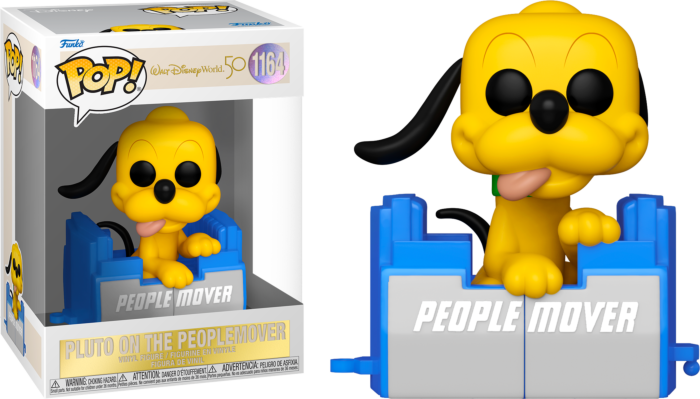 DISNEY - POP N° 1164- WDW50 - People Mover Pluto w/Balloon