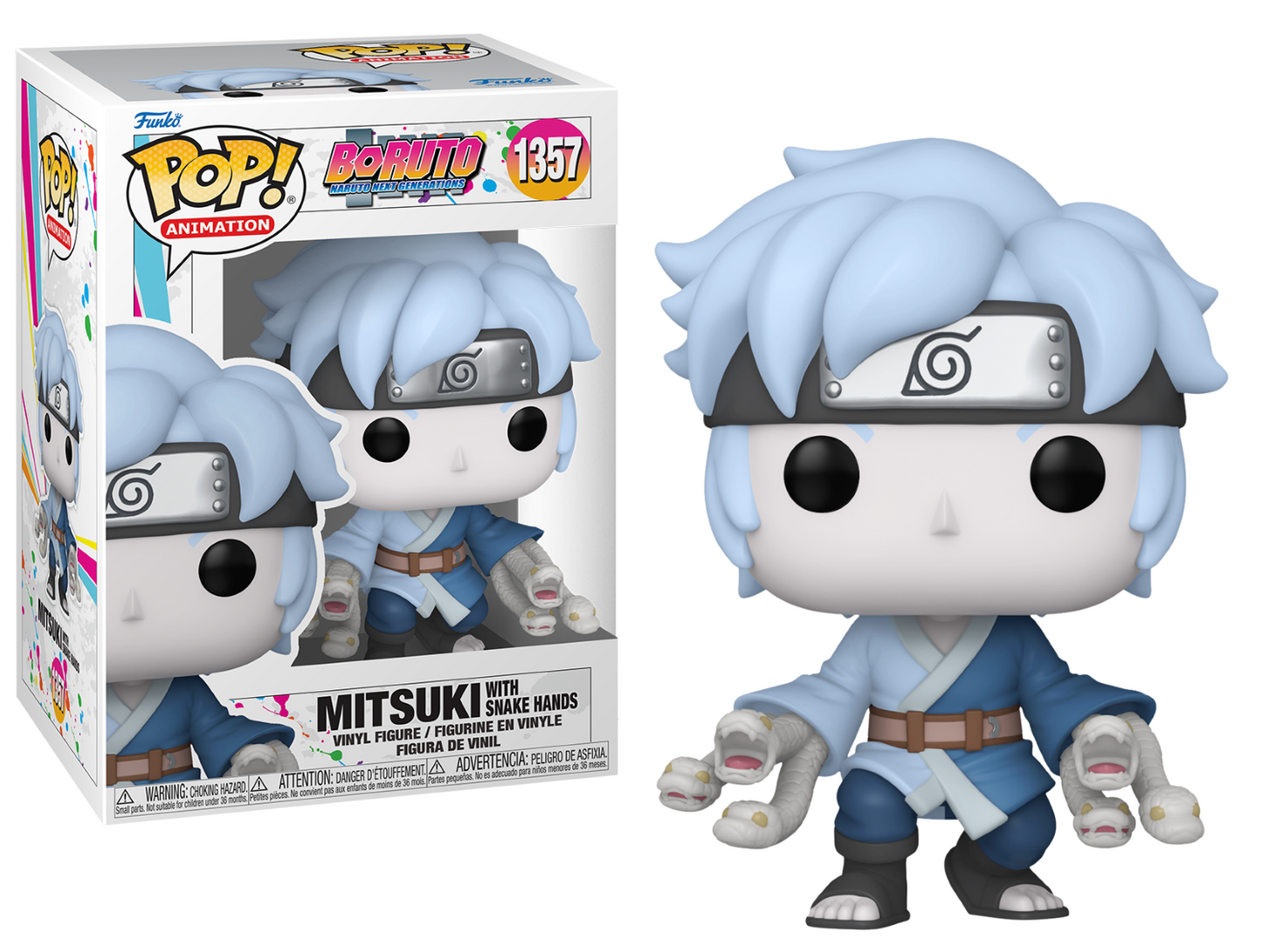 BORUTO - POP Animation N° 1357 - Mitsuki avec Mains Serpents Funko