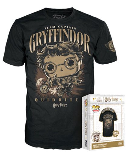 HARRY POTTER - Harry "Quidditch" - T-Shirt POP (M)