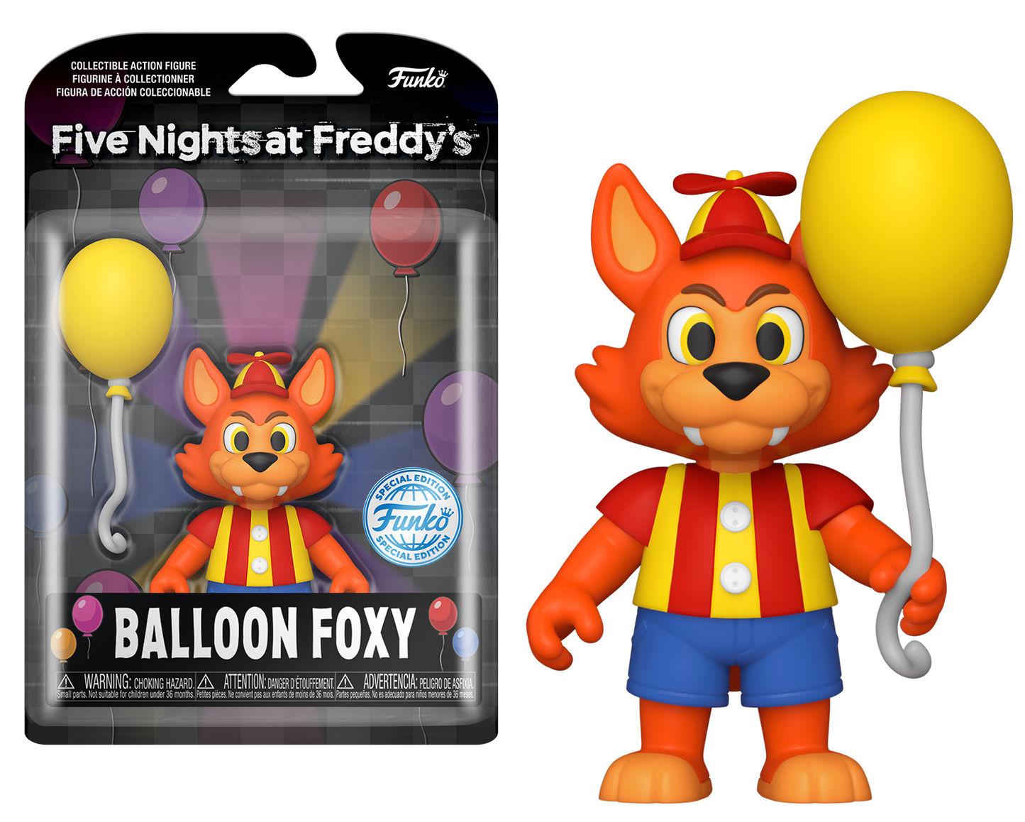 FNAF SECURITY BREACH - Balloon Foxy - Action Figure POP 12.5cm