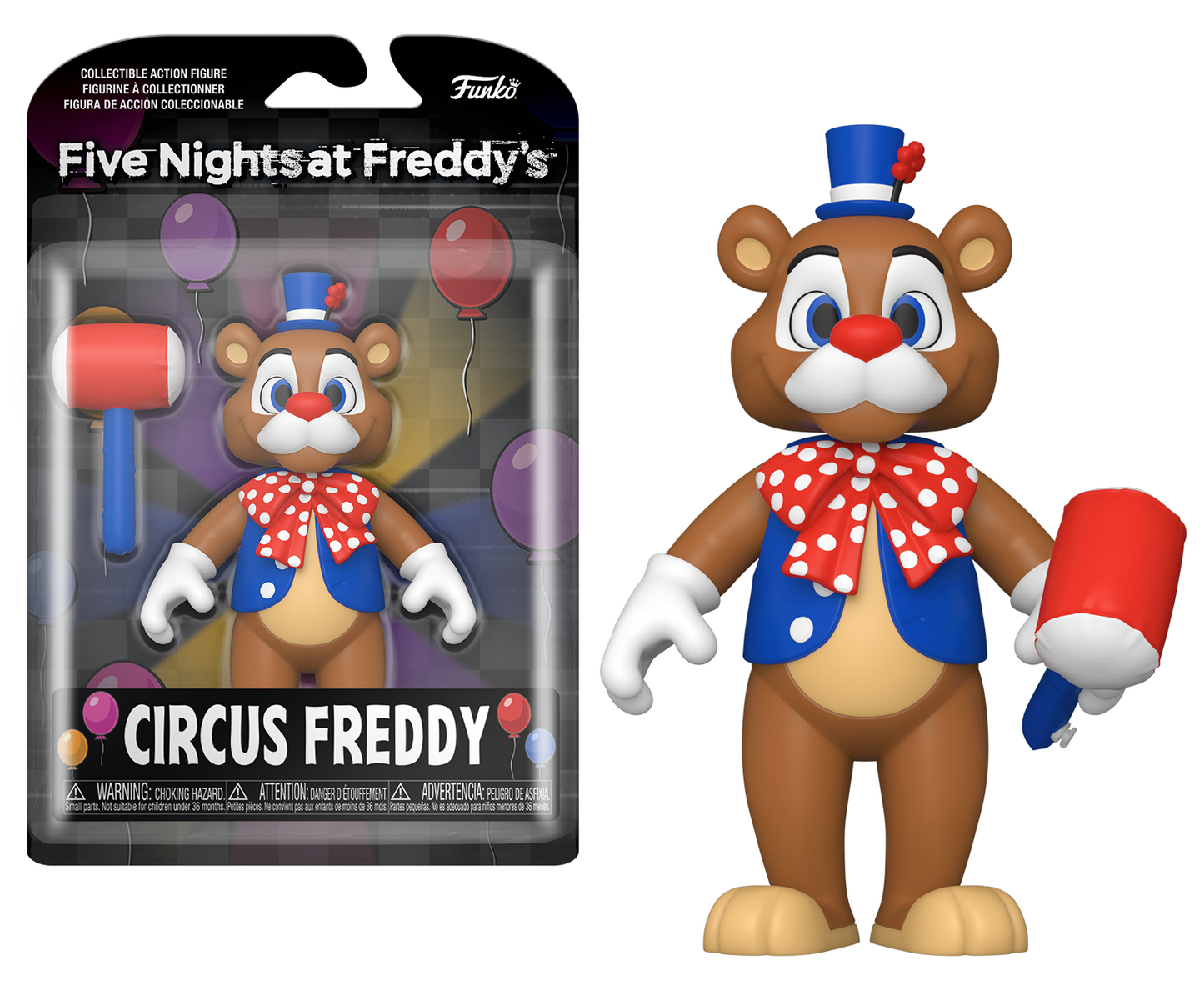 FNAF SECURITY BREACH - Circus Freddy - Action Figure POP 12.5cm