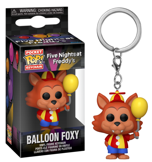 FNAF SECURITY BREACH - Pocket Pop Keychains - Balloon Foxy