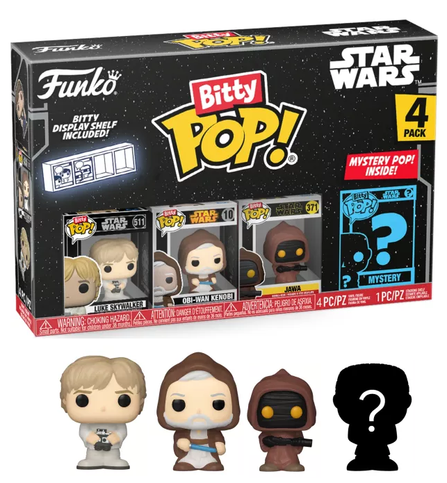 STAR WARS - Bitty Pop 4 Pack 2.5cm - Luke