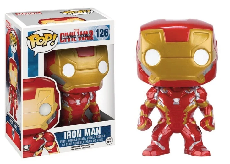 MARVEL CIVIL WARS - POP N° 126 - Iron Man Funko