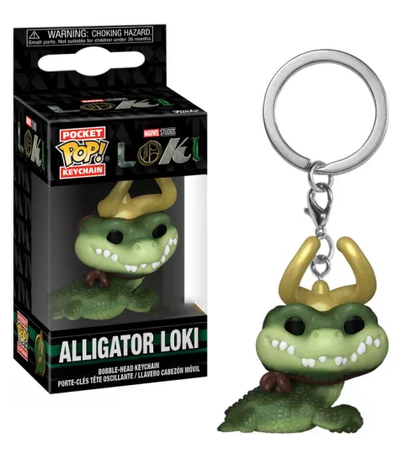 LOKI Pocket Pop Keychains Alligator Loki