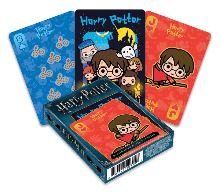 HARRY POTTER - Chibi - Jeu de cartes | Harry Potter jeu de cartes à jouer Chibi Aquarius Funko