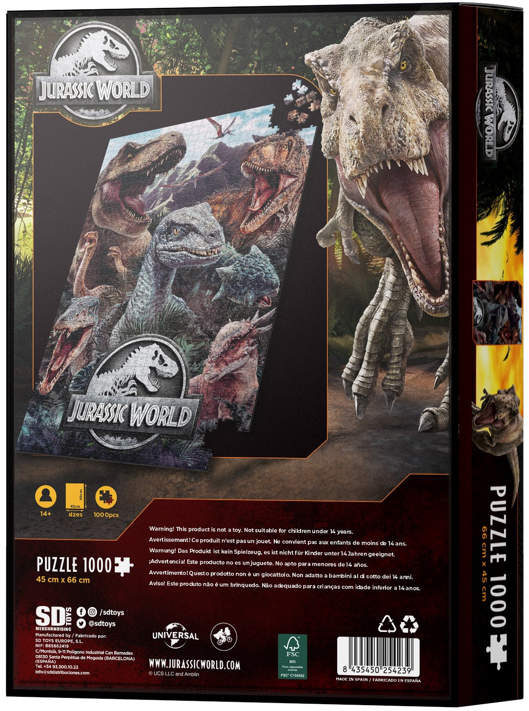 Jurassic World Puzzle - Poster Compo 
