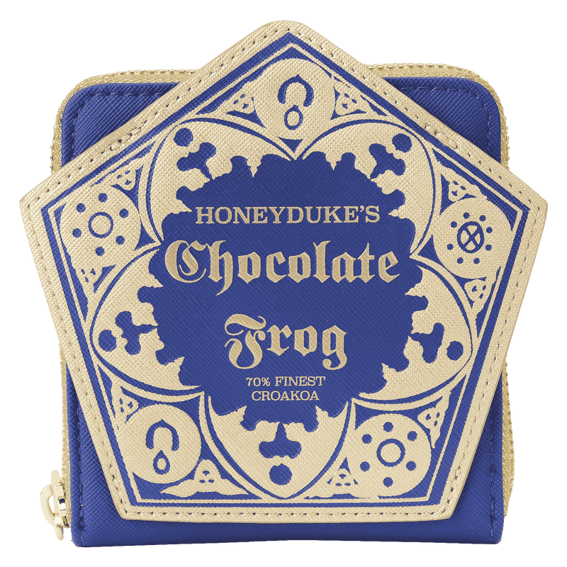 HARRY POTTER Honeydukes Chocogrenouille Portefeuille LoungeFly Harry Potter Honeydukes Chocolate Frog Zip Around Wallet