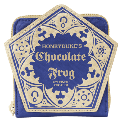 HARRY POTTER Honeydukes Chocogrenouille Portefeuille LoungeFly Harry Potter Honeydukes Chocolate Frog Zip Around Wallet
